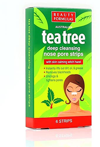 24x Australian Tea Tree & Witch Hazel Nose Strips | Removes Blackheads, Unclogs & Tightens Pores