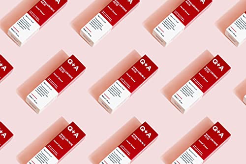 Q+A Hyaluronic Acid Facial Serum. A hydrating Hyaluronic Acid serum for healthy and plump skin. Works as a moisturiser for your face, Vegan Frien