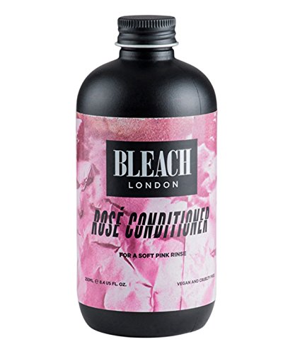 BLEACH LONDON Rose Shampoo 250 ml and Rose Conditioner 250 ml - High Pigmented Soft Pink Rinse, Vegan, Cruelty Free, colour Protected Clean, colo