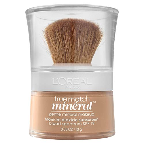 L'Oreal Paris True Match Naturale Mineral Foundation, Soft Ivory, 0.35 Ounce