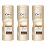 Dove Summer Glow Body Lotion for Medium to Dark Skin, 250 ml, Pack of 3