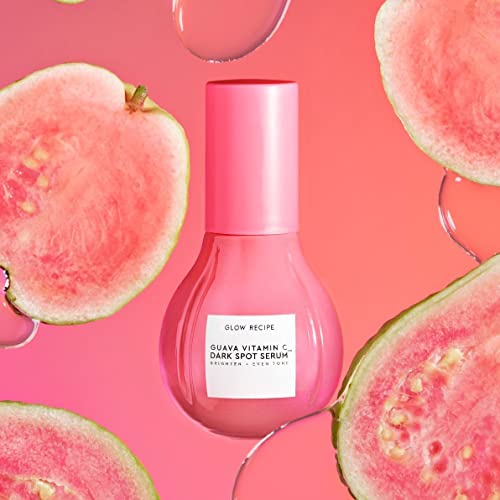 Glow Recipe Guava Vitamin Dark Spot C Serum - Potent Brightening Serum Treats & Prevents Dark Spots with 5 Forms of Vitamin C, Guava Extract & Se