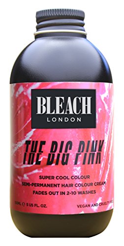 BLEACH LONDON Bruised Violet Semi-Permanent Hair Colour Cream - Deep Purple, Vegan, Cruelty Free, Vibrant Temporary Dye 150 ml