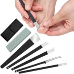 Dacitiery 7Pcs Professional Pedicure Knife Kits, Stainless Steel Pedicure Knife Dead Skin Corn Foot Callus Remover with Storage Bag and Pumice St