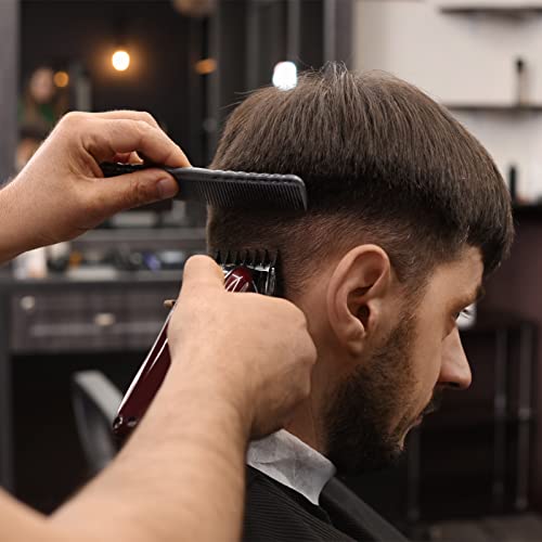 Clipper Guards for Wahl 10 Pcs, Ancable Cordless Clipper Cutting Guards for Wahl 0.5, 1, 1.5, 2, 3, 4, 5, 6, 7, 8 with Metal Clip from 1/16 Inch