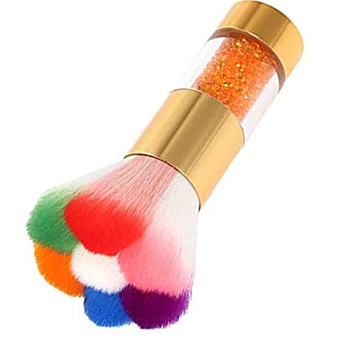Nail Dust Cleaner, Nail Dust Brush Nail Soft Dust Cleaner Cleaning Brush Acrylic UV Gel Powder Removal Manicure Tool Nail Art Supplies for Acryli