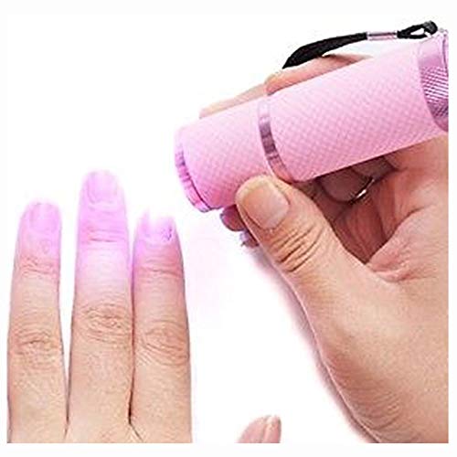 Glamza White Professional Mini Portable Travel Nail Cure LED Light Lamp Fast Gel Nail Dryer
