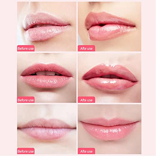 Lip Sleeping Mask, Lip Sleep Mask Overnight Lip Skincare Lip Oils, Lip Moisturiser for Dry Chapped Peeling Cracked Lips Fades Lip Lines, Lip Balm