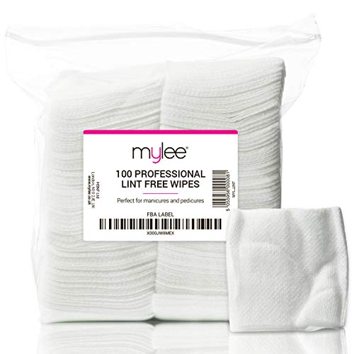 Salon Systems Gellux Profile Ultra Violet Gel Systems Prep Plus Wipe/Remover Acetone 250 ml/Lint Free Nail Wipes