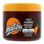 Malibu Sun Bronzing Fast Tanning Body Butter with Beta Carotene, Tropical Coconut Fragrance, 300ml