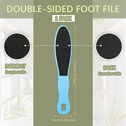 Double Sided Foot File Pedicure Foot Care Repair Tool Reusable Foot Scraper Hard Skin Remover Calluses Dead Skin Remover for Feet Foot Rasp File