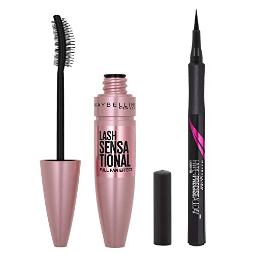Maybelline New York Volume Mascara Lash Sensational, Black, 9.5 ml, Pack Of 1