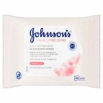 Johnson's Makeup Be Gone Refreshing Wipes, Spring flower, Clear, Pack of 25