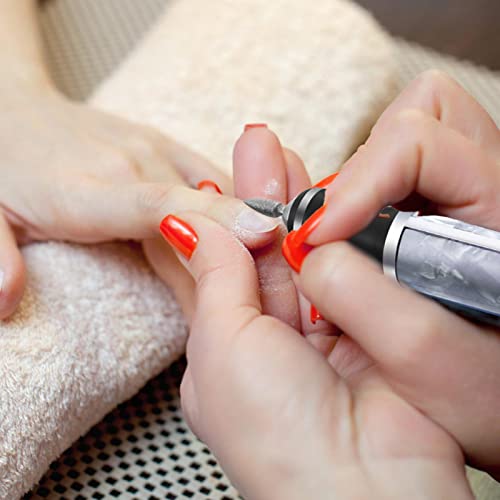 Nail Filer Electric, Toenail Sander for Thick Nails, Cordless 4 Speeds Professional Nail Removing Acrylic Nail Tools for Edge Shaping Polishing G