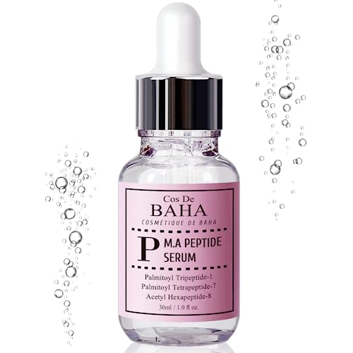 Cos De BAHA Peptide Serum 30ml w Matrixyl 3000 & Argireline - Korean Skin Care for Anti Wrinkles