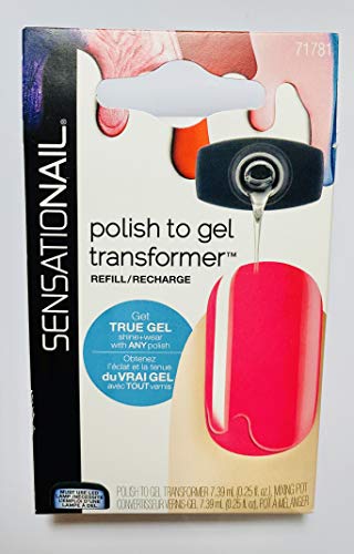 SENSATIONAIL Polish to Gel Transformer (Mix any Nail Polish, get the wear and shine of Gel), 7.39 ml