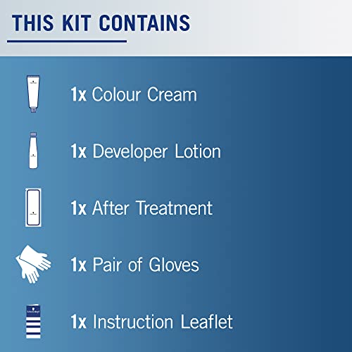 Schwarzkopf Live Post Bleach Toner Ice White Hair Toner, Lasts Up To 16 Washes, Semi-Permanent Blonde Hair Dye, For Brassy Yellow Tones, T1