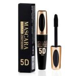 5D Silk Fiber Sky High Eyelash Mascara, Waterproof Long Lasting Thick Mascara black, Gives Lashes Volume, No flakes, No Smudge, No Clumping, Long