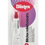 Blistex Relief Cream, soothing protective lip cream, medicated lip treatment for cracked and sore lips, 5g, White (2 Pack)