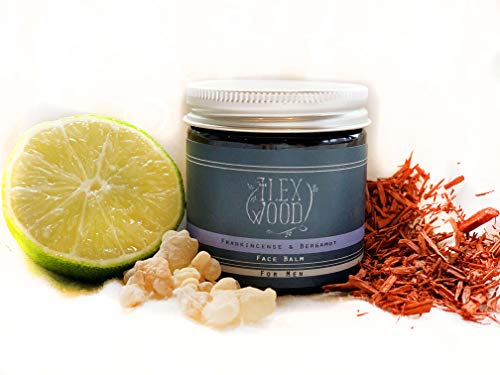 Frankincense and Bergamot Face Balm - 100% Natural, Vegan, Moisturising, Anti Ageing, Wrinkle and Line Reducing Ingredients, Cruelty Free, Palm O