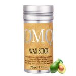 DMQ Hair Wax Stick,Styling Wax for Smooth Wigs,Hair Finishing Stick Edge Control Anti-Frizz Non-greasy Hair Pomade Stick for Fly Away and Edge Fr