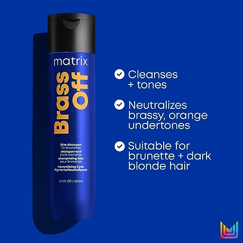 Matrix | Brass Off | Blue Toning Shampoo to Correct Orange Undertones on Lightened Hair, Total Results