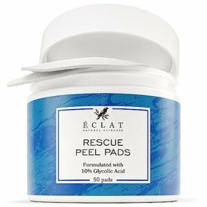 𝗪𝗜𝗡𝗡𝗘𝗥 𝟮𝟬𝟮𝟯* Glycolic Acid Pads, Chemical Peel for Face at Home w/Vitamin E & Aloe Vera, Acido Glicolico for Exfoliating - Toner Pads for Even Sk