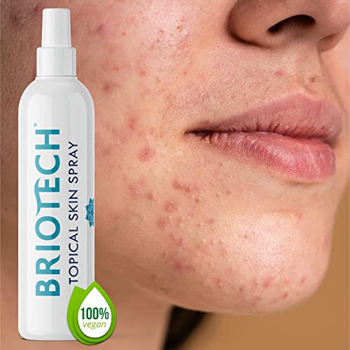 BRIOTECH Topical Skin Spray - All Natural Pure HOCl Hypochlorous Solution - Soothing Saline Mist - Piercing Aftercare, After Sun, Post Procedure
