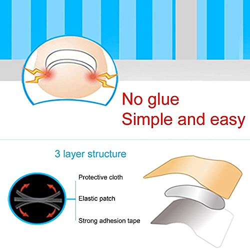 Ingrown Toenail Stick Patch, 4 Sizes Glue-free Toe Nail Correction File Patch Paronychia Corrector Foot Care Treatment Pedicure Tool Ingrown Toen