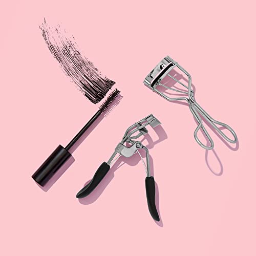 e.l.f. Pro Eyelash Curler Strong, Contoured, Lifting Creates Long Lasting, Eye-Opening, Voluminous Lashes Includes Additional Rubber Replacement
