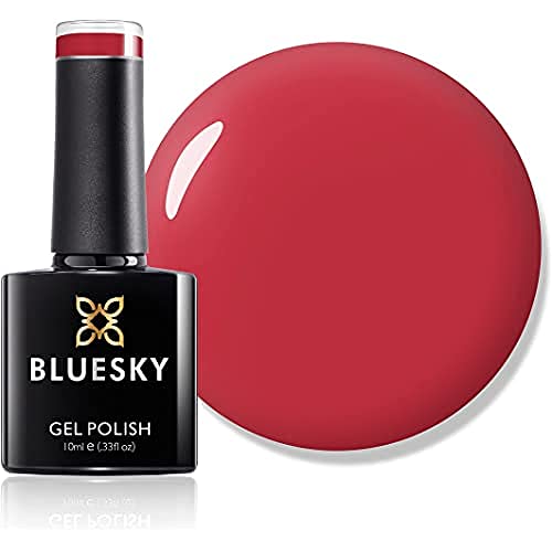 Bluesky Gel Nail Polish, Winter Glow 80611, Blush, Pale, Pink, Long Lasting, Chip Resistant, 10 ml (Requires Drying Under UV LED Lamp)