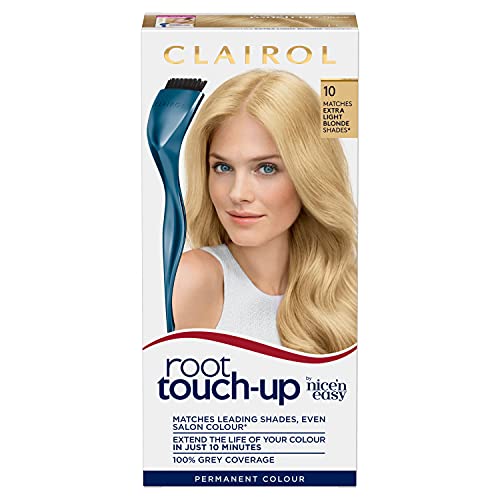 Clairol Root Touch-Up Permanent Hair Dye, 10 Extra Light Blonde