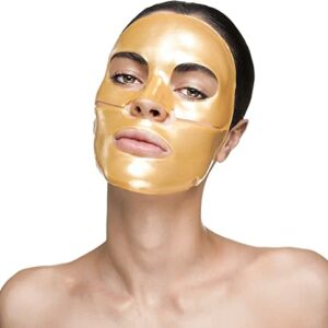 10 x New Infinitive Beauty Crystal 24K Gold Powder Gel Collagen Face Mask Masks Sheet Patch, Anti Ageing Aging, Skincare, Anti Wrinkle, Moisturis