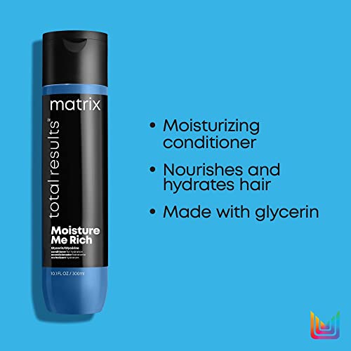 Matrix | Moisture Me Rich | Hydrating Conditioner to Leave Hair Shiny and Feeling Soft, for Dry, Brittle Hair, Total Results