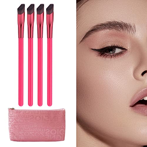 Multi-Function Eyebrow Brush,2PCS Perfect Angled Thrush Artifact, Eye Brow Concealer Contour Brush,Function Eyebrow Brushes Make-Up Tool Beauty (