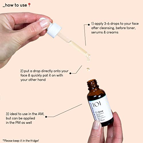 Geek & Gorgeous 101 C-Glow - 15% Vitamin C Serum, super-light + Ferulic acid & vitamin E, gives environmental protection, boost collagen & evens