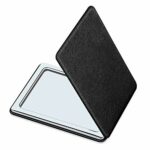 YTZJ Direct Compact Mirror for Men, Women and Girls, Black Travel Folding Vanity Makeup Mirrors for Purse,Handbag and Pocket, Portable Double-Sid