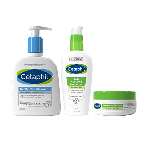 Cetaphil Gentle Skin Cleanser, 236ml, Face & Body Wash, For Normal To Dry Sensitive Skin, With Niacinamide & Glycerin, Soap Free