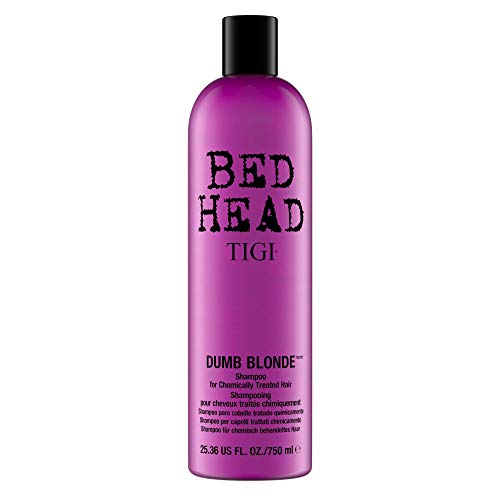 Bed Head by TIGI - Dumb Blonde Shampoo and Conditioner Set - Nourishing Professional Coloured Hair Treatment - Ideal For Blonde Hair - 2x750ml