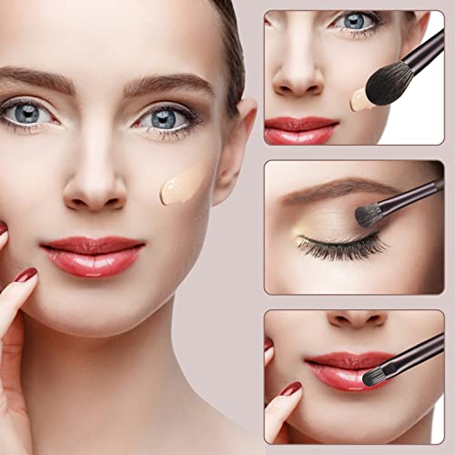 Makeup Brushes 12 Pcs Makeup Brush Set Premium Synthetic Bristles Foundation Make Up Brushes Concealers Eyeshadow Professional Make-up Brush Sets