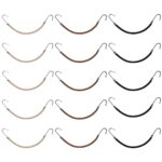 Sibba 15 Pieces Elastic Hook Hair Tie Hooks Hair Cord Bungee Hair Ties Styling Ponytail Holder for All Hair Types (15 Pieces)