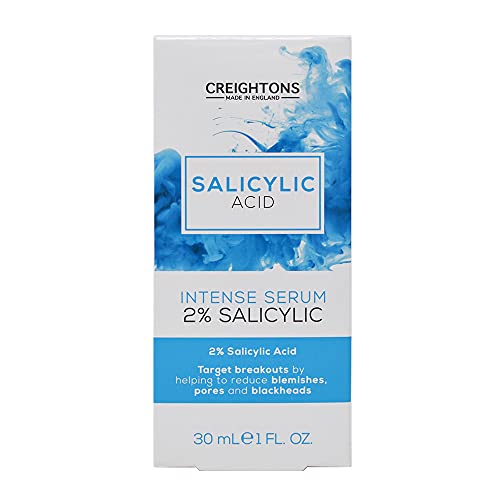 Creightons Salicylic Acid Intense Serum 2% Salicylic (30ml) - Target breakouts by helping to reduce blemishes, pores & blackheads for a cleaner,
