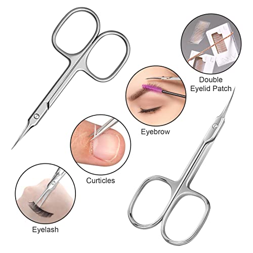 ANRUI Cuticle Scissors, Professional Nail Scissors for Deadskin, Stainless Cuticle Trimmer for Fingernail, Toenail, Eyebrow, Eyelash, Dead Skin,