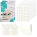 Heyu-Lotus 248 PCS Pimple Patches, Invisible Blemish Hydrocolloid Spot Patches Essential Oil Spot Cover, Acne Stickers Spot Stickers Effective Pi