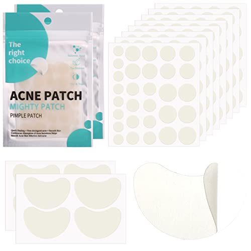 Heyu-Lotus 248 PCS Pimple Patches, Invisible Blemish Hydrocolloid Spot Patches Essential Oil Spot Cover, Acne Stickers Spot Stickers Effective Pi