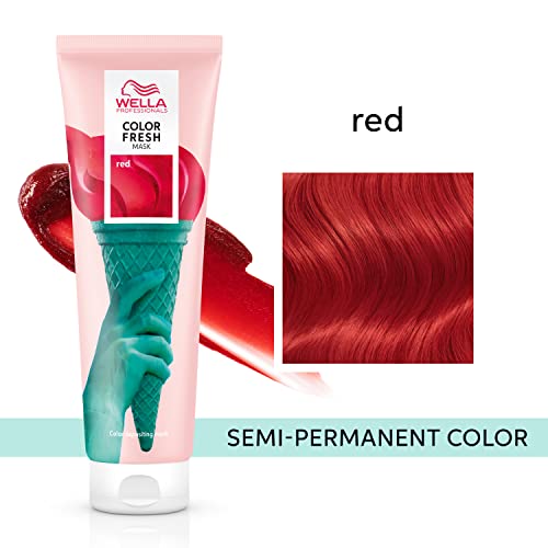 Wella Professionals Color Fresh Mask, Temporary Colour Refresh Treatment, Semi-Permanent Hair Dye, Hair Gloss Treatment for Festival Hair