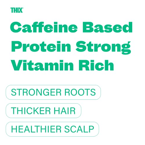 THIX Caffeine Styling Paste - Makes Hair Thicker with Caffeine, Proteins and Vitamins - Mint & Eucalyptus - 100ml