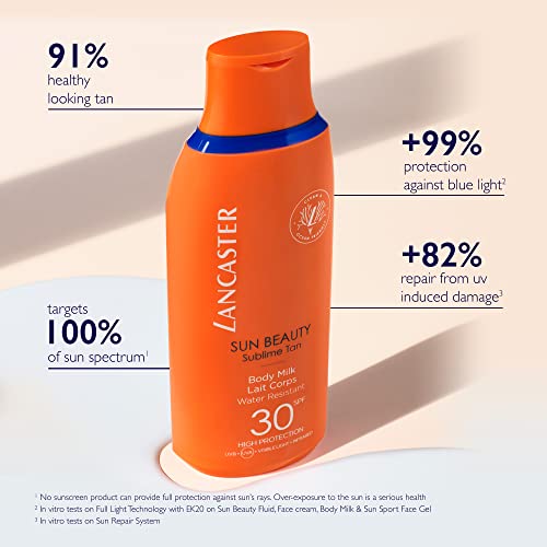 Lancaster Sun Beauty Body Milk SPF15 175ml | Sunscreen For Body | Broad Spectrum Sun Protection