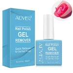 Gel Nail Polish Remover 15ml, Gel Polish Remover Quick & Easy Remove Within 2-5 Minutes, Nail Gel Remover Non-Irritating, No Need For Foil Soakin