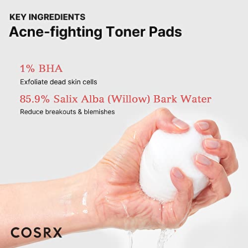 COSRX One Step Original Clear Pad, 70 pads | BHA Toner-soaked | Exfoliating and Cleansing Pad…